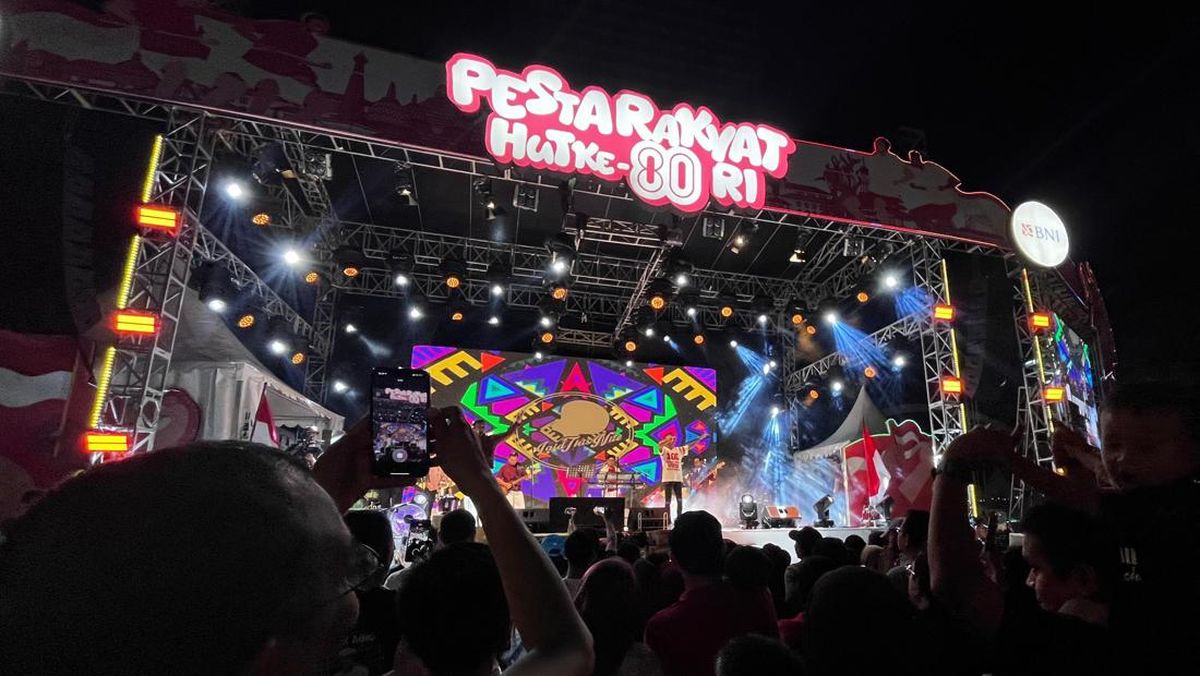 Wondrstage BNI di Dukuh Atas Meriahkan Pesta Rakyat HUT RI ke-80