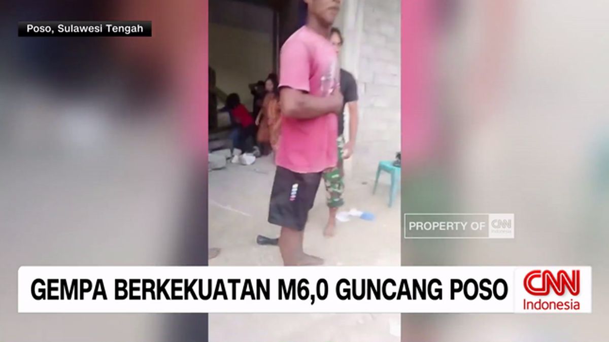 VIDEO: Gempa Berkekuatan M6,0 Guncang Poso