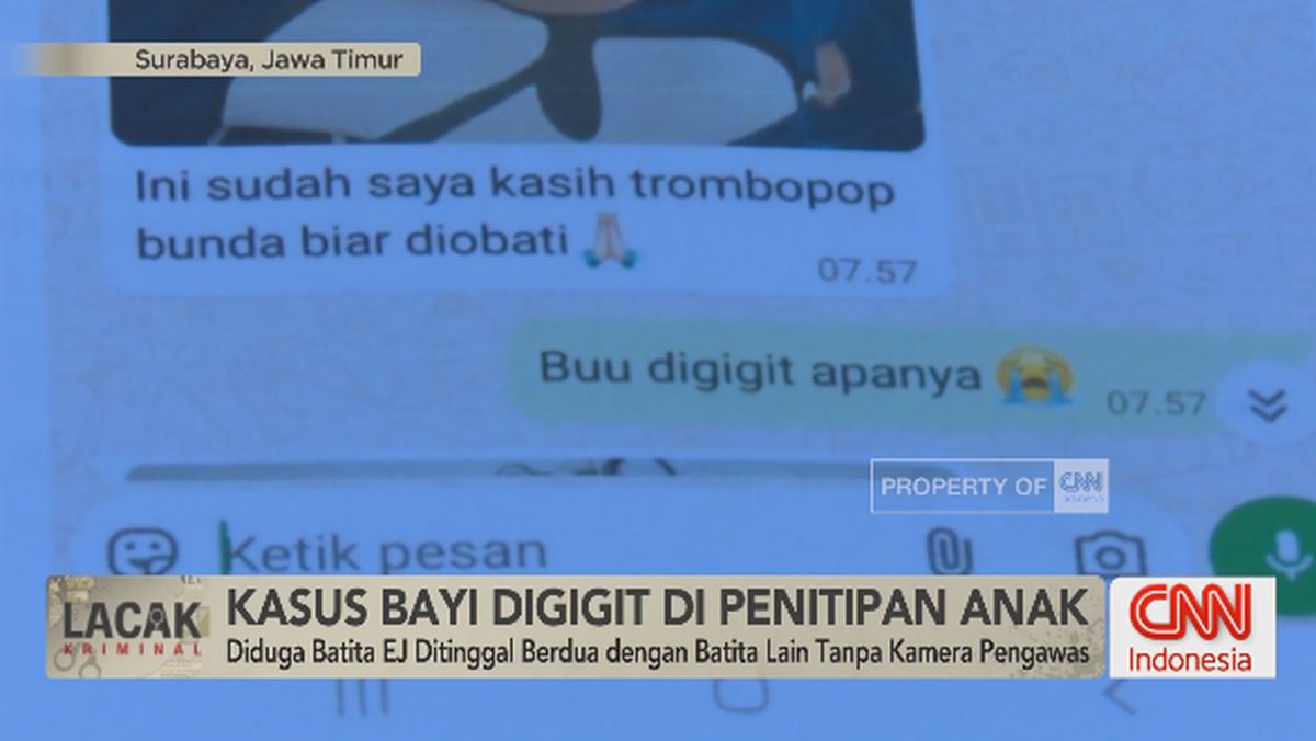 VIDEO: Kasus Bayi Digigit di Penitipan Anak