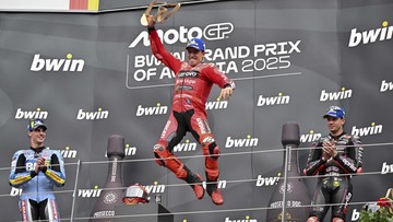 Update Eksklusif Olahraga CNN : FOTO: Marc Marquez Cetak Sejarah di MotoGP Austria 2025