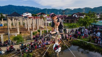 FOTO: Semarak Lomba 17 Agustusan di Berbagai Daerah di Indonesia
