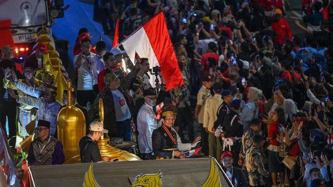 Pemerintah telah menetapkan rute karnaval perayaan HUT ke-81 RI pada Senin (17/8).