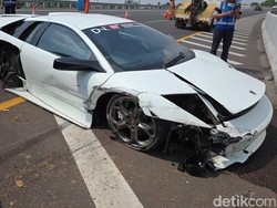 Ini Penyebab Lamborghini Kecelakaan hingga Ringsek di Tol Kunciran