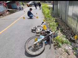 Polisi Gelar Olah TKP KKB Konara Enumbi Tembak Personel Polres Puncak Jaya