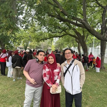 Cara Tengku Firmansyah dan Cindy Fatikasari Rayakan HUT RI ke-80 di Kanada