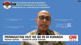 VIDEO: Peringatan HUT ke-80 RI di Kanada