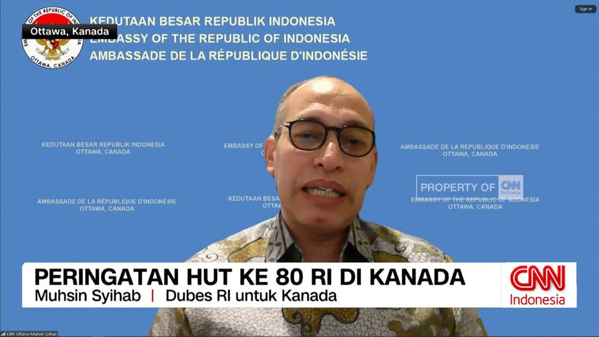 VIDEO: Peringatan HUT ke-80 RI di Kanada