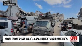 VIDEO: Israel Perintahkan Warga Gaza untuk Kembali Mengungsi