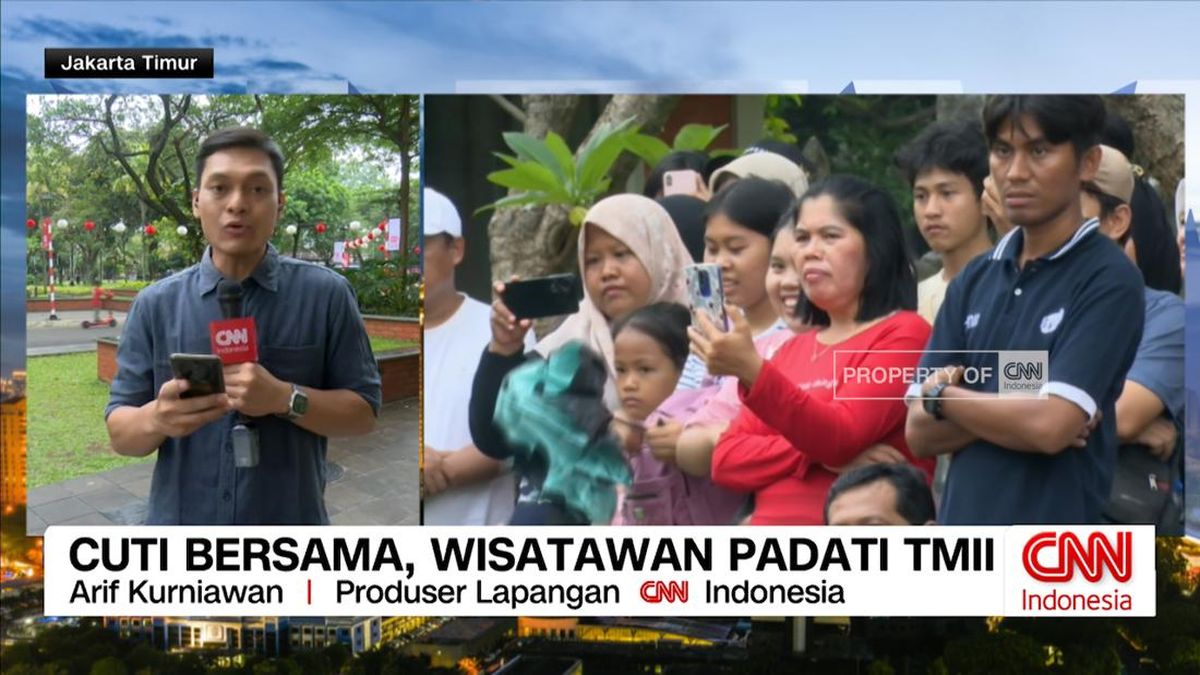 VIDEO: Cuti Bersama, Wisatawan Padati TMII