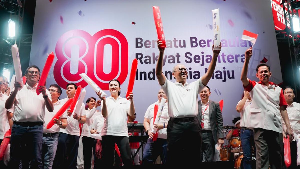 Bank Mandiri Meriahkan Pesta Rakyat HUT RI ke-80 di Bundaran HI