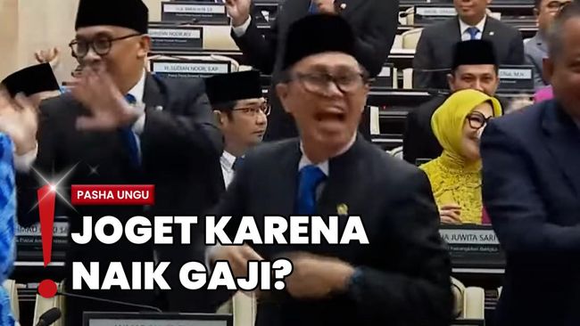 Anggota DPR RI Joget Kegirangan, Pasha Ungu Pasang Ekspresi Datar