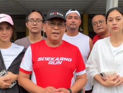 Bebas Usai Dapat Amnesti Prabowo, Hasto Kristiyanto Lari 8 Putaran di GBK