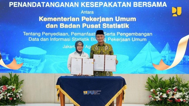 MoU Kementerian PU-BPS ini menjadi pijakan dalam memperkuat tata kelola pembangunan yang terukur, efektif, dan berdampak pada kesejahteraan masyarakat.
