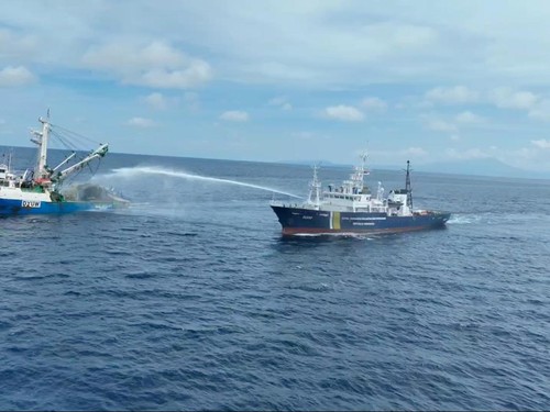 KKP Tangkap Kapal Asing Jumbo Pencuri Ikan di Lautan Papua