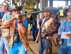Filosofi di Balik Lomba Sumpit Khas Dayak di Krayan Selatan