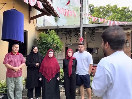 Baru Melahirkan, 5 Potret Miskah Shafa Ikut Lomba Bareng Keluarga Fadil Jaidi