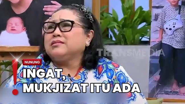 Tangis Nunung Kenang Semangati Mpok Alpa yang Sakit Kanker Payudara