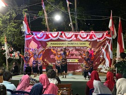 Semarak Kemeriahan HUT Ke-80 RI di Surabaya, Guyub & Gotong Royong