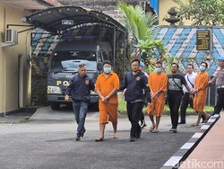 Polres Bangli Bekuk 3 Maling Motor-1 Penadah Selama Operasi Sikat Agung