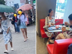 Setelah Ngemis Buat Makan, Wanita Ini Ketahuan Kencan di Resto
