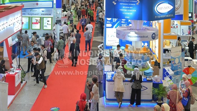 Lebih dari 500 perusahaan dan institusi serta di Hospital Expo 2025, dengan 70 persen peserta dari Indonesia, dan sisanya dari India, Jepang, hingga Korsel.