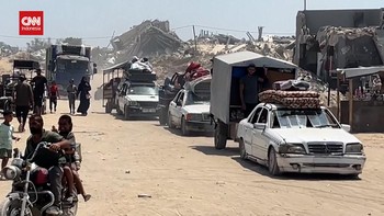 VIDEO: Warga Gaza Berbondong-bondong Tinggalkan Wilayah Timur