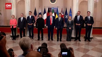 VIDEO: Momen Trump Sambut Zelensky-Pemimpin Eropa di Gedung Putih