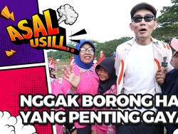 Ibu-ibu Heboh Ikut Lomba 17an, Tetap Girang Walau Kalah