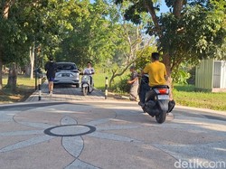 Warga Mataram Resah Jogging Track RTH Pagutan Dilintasi Motor-Mobil
