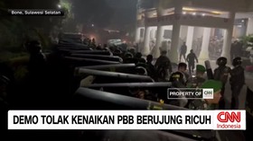 VIDEO: Demo Tolak Kenaikan PBB di Bone Ricuh