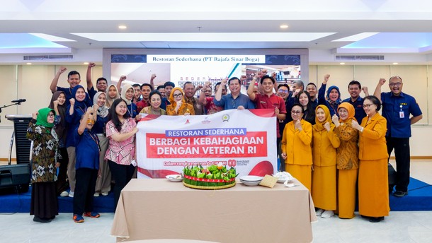 Restoran Sederhana Memperingati HUT RI ke-80 Bersama Veteran