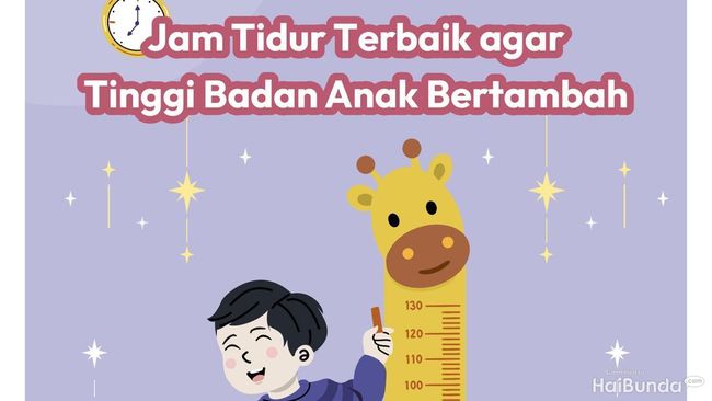 Jam Tidur Terbaik agar Tinggi Badan Anak Bertambah