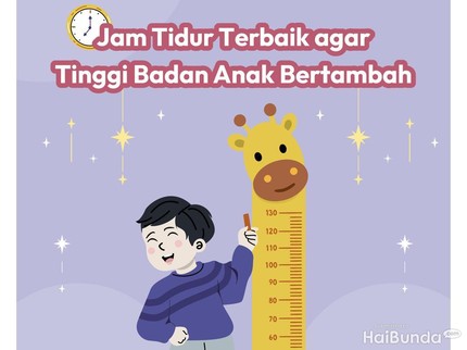 Jam Tidur Terbaik agar Tinggi Badan Anak Bertambah