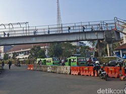 Ditutup karena Tak Laik, JPO Paledang-Stasiun Bogor Bakal Dibongkar