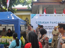 Polres Pasuruan Gelar Gerakan Pangan Murah, Sediakan 2 Ton Beras SPHP