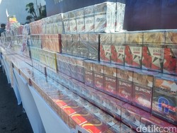 23 Miliar Batang Rokok Ilegal Disita Sejak Januari-Agustus 2025