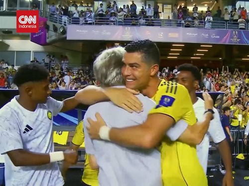 VIDEO: Ronaldo Bantu Al Nassr ke Final Saudi Super Cup