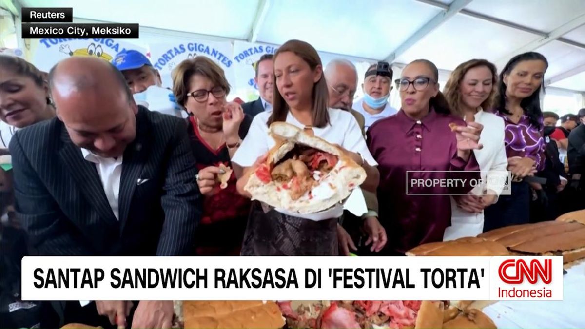 VIDEO: Sandwich Raksasa di Festival Torta