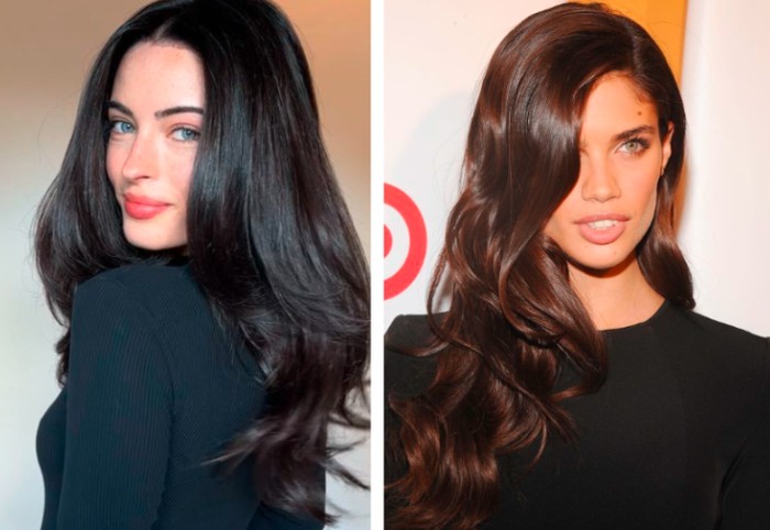 Warna rambut hitam dan coklat gelap. Warna hitam adalah warna rambut paling dominan/Foto: pinterest.com/monique_johnsen/bethanylwalker1