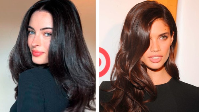 Warna rambut hitam dan coklat gelap. Warna hitam adalah warna rambut paling dominan/Foto: pinterest.com/monique_johnsen/bethanylwalker1