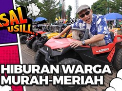 Anak-anak Asyik Main, Emaknya Jajan Cantik di Alun-Alun Edu Forest