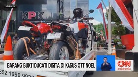 VIDEO: Barang Bukti Motor Ducati Disita di Kasus OTT Immanuel Ebenezer