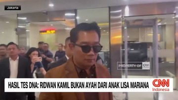 Hasil Tes DNA: Ridwan Kamil Bukan Ayah dari Anak Lisa Mariana