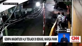 VIDEO: Gempa Magnitudo 4,9 Terjadi di Bekasi, Warga Panik Berhamburan