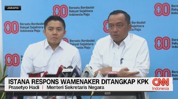 VIDEO: Istana Respons Wamenaker Ditangkap KPK