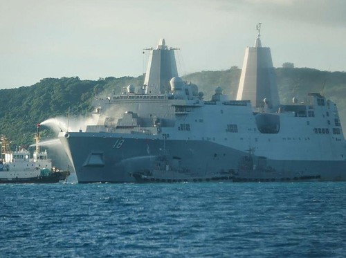 Kapal Perang AS USS New Orleans Terbakar di Laut Jepang, 2 Orang Luka