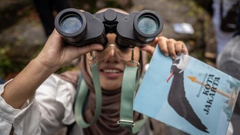 FOTO: Serunya Wisata Pengamatan Burung Alam Liar di Kepulauan Seribu