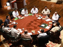Rapat Meja Bundar Prabowo di Hambalang Bahas Progres Swasembada Pangan