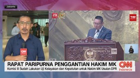 VIDEO: Rapat Paripurna Penggantian Hakim MK