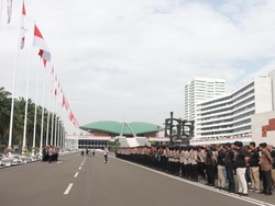 1.145 Polisi Disiagakan Amankan Demo di Depan DPR Hari Ini